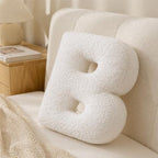 Letter Plush Pillow, Letter Hugging Throw Pillows, Decorative Initial Letter by Shapeazy