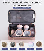 NCVI Breast Pump Storage Bag, Large Capacity, Waterproof Lining - Image 2