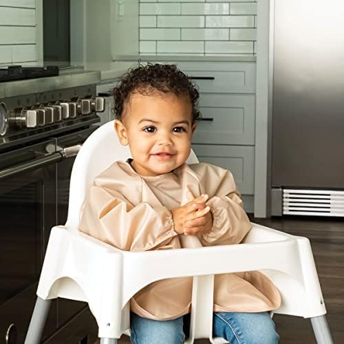 Tiny Twinkle Long Sleeve Bib for Babies & Toddlers | 2-Pack Waterproof Smock - Image 3