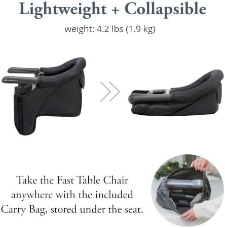 Inglesina Black Fast Table Chair - Image 4