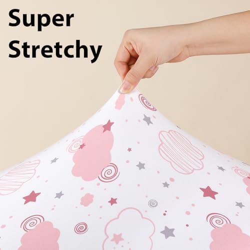 Baby Bassinet Sheets, 3 Pack Fitted Bassinet Mattress Sheets, Compatible - Image 4