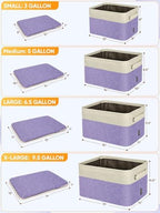 BALEINE 1 Pack Fabric Closet Storage Bins - Image 2