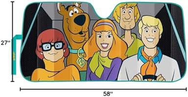 Plasticolor 003951R01 Warner Bros. Scooby-Doo Group Accordian Sunshade - Image 5