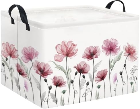 Rectangular Valentines Basket for Women Girls Storage Bin Organizer Box Shelf by TIBAOLOVER