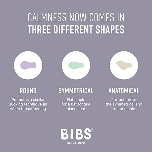 BIBS Try-It Collection | 4-Pack Soothers | BPA-Free Round, Anatomical & - Image 4