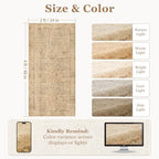 Farmhouse Small Washable Ktichen Rugs 2x4, Distressed Vintage Tree of Life - Image 2
