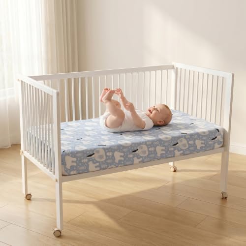 Baby Crib Sheets 2 Pack for Boys and Girls Fit for Standard Crib Toddler - Image 5