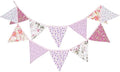 LOVENJOY Pink Floral 100% Cotton Bunting Banner by LOVENJOY