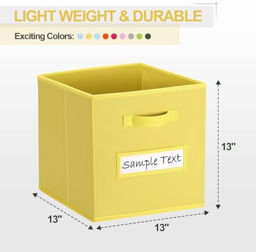 13x13 storage cube bins Foldable Fabric storage cubes - Image 2