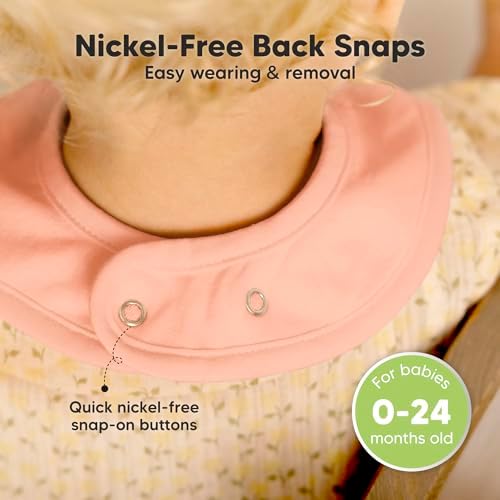 KeaBabies 8-Pack Organic Baby Bibs - Image 6