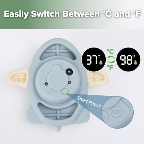 Haakaa Silicone Baby Bath Thermometer – Water Temperature Thermometer - Image 6