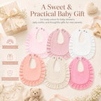 NISXABEBE Baby Muslin Bibs, Soft and Absorbent Cotton - Image 6