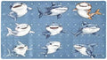 Bath Tub Shower Mat, Washable Bathtub Floor Mats, Suction Cups and Drain Holes by Anna+Cowper