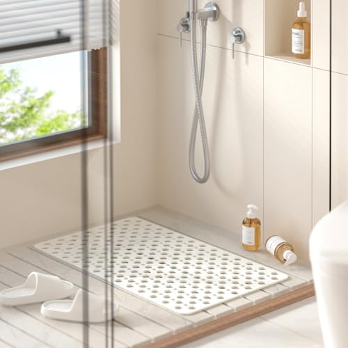 HITSLAM Bathtub Mat Non Slip, 30 x 17 Inch TPE Bath Mat - Image 2