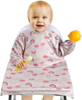 Vicloon Coverall Baby Feeding Bib, Weaning Bib Attaches to Highchair and Table by Vicloon