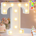 Pooqla LED Light Up Letters, Warm White and Colorful Lighted Marquee Letters by Pooqla