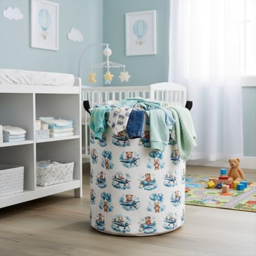 Baby Laundry Basket Baby Hamper - Image 6