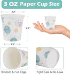 Lamosi 1200 Pack 3 oz Bathroom Cups, Small Disposable Paper Mouthwash Cups - Image 2