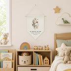 KYTWSFWS Christian Floral Wall Art Pennant Flag, His Mercies Are New Every - Image 4