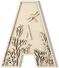 Layered 12 Inch Large Wooden Letters A by LonganCraft