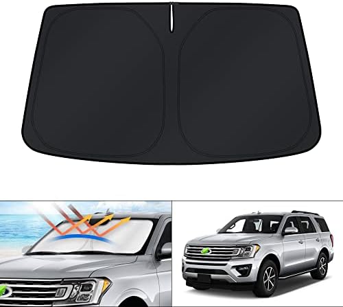 KUST Windshield Sun Shade for Ford Expedition SUV Accessories 2018-2024 2025 by KUST