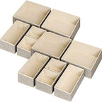 12 Pack Drawer Organizers for Clothing, Foldable Clothes Storage Box Closet by Criusia