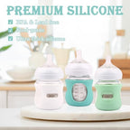 3 Pack Silicone Sleeves for Avent Natural Glass Baby Bottles 4 oz - Image 5