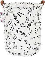 19.7" Large Sized Waterproof Foldable Canvas Laundry Hamper Bucket by TIBAOLOVER