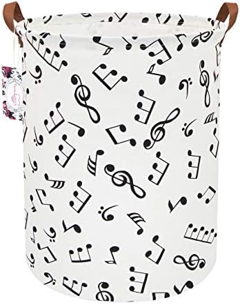 19.7" Large Sized Waterproof Foldable Canvas Laundry Hamper Bucket by TIBAOLOVER
