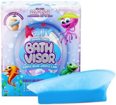 Kair Bath Visor for Babies, Silicone Air Cushioned Shower Cap for kids by KAIR