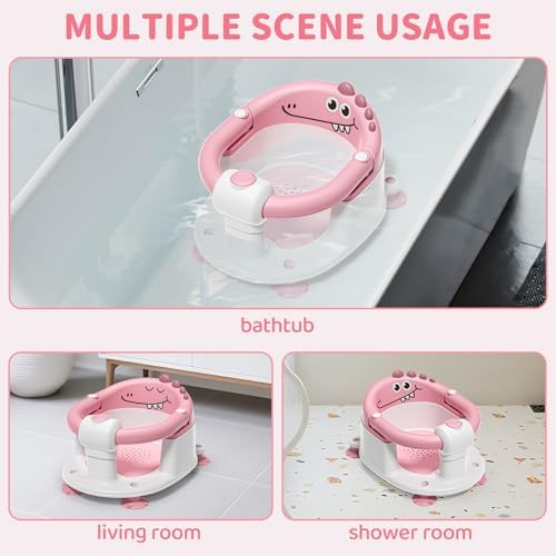TPN Baby Bath Seat for Babies 6 Months & Up, Non-Slip Toddler Bath Seat - Image 5