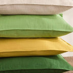 Foindtower Decorative Linen Lumbar Throw Pillow Covers 12x20 Ginger Yellow - Image 7