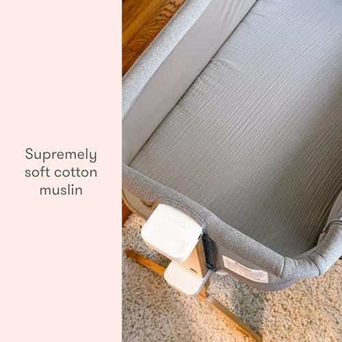 Newton Baby Bassinet Fitted Sheet 2-Pack, Breathable Muslin - Image 5