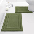 HOMEIDEAS Bathroom Rugs Sets 2 Piece, Super Soft and Absorbent Non Slip by HOMEIDEAS