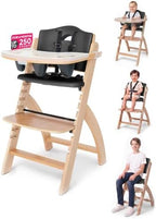Abiie Beyond Junior Convertible Wooden High Chair by Abiie