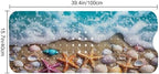 LNOND Summer Beach Bathtub Mat Non Slip, 40 X 16 Inch Tub Mat - Image 2