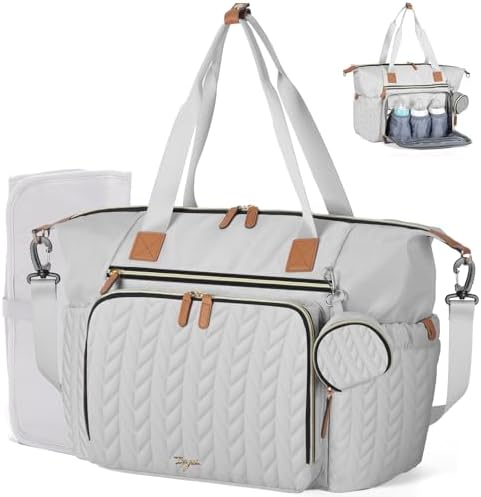 Diaper Bag Tote, Large Baby Hospital Bag by Tonyeee