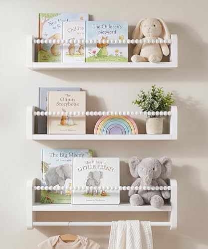 Nursery Book Shelves for Wall by Mazjoaru