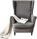 NILUOH Wingback Chair Covers 2-Piece, Armchair Slipcovers by NILUOH