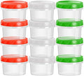 EONJOE 2oz Airtight Small Plastic Food Storage Containers by EONJOE