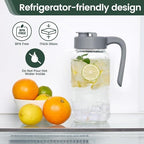 Mason Jar Pitcher, Glass Pitcher - Image 5