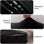 Genina Waterproof Dining Chair Covers Set of 2 Parsons Chair Slipcovers - Image 3