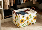 Rectangular Sunflower Baskets Gift Basket Empty Storage Bin Organizer Box Room - Image 5