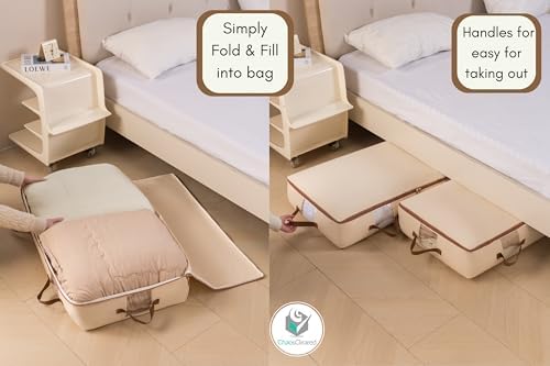 Chaos Cleared Canvas Storage Bags Designer Organizer - Image 3