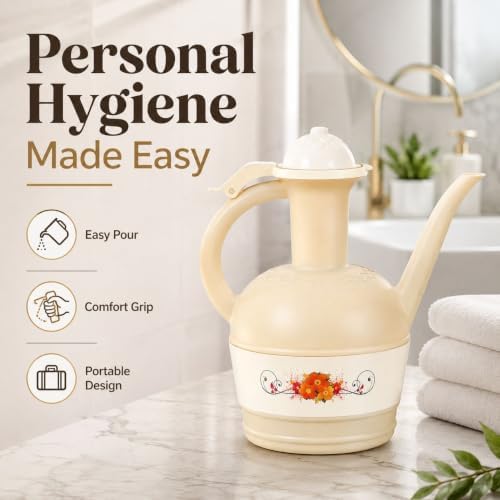 Beige Lota Bodna Toilet Wash Jug - Image 2