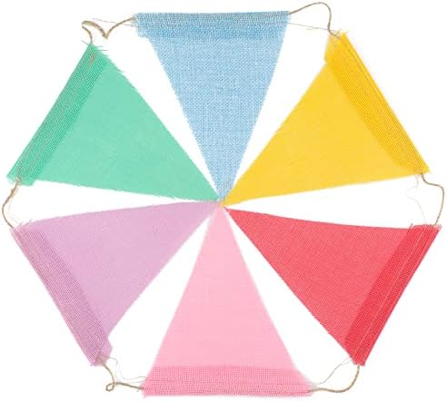 G2PLUS Bunting Banner, Triangle Flag Garland, Pennant Banner Flags - Image 4