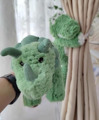 1 Pair Cute Curtain Tiebacks Cartoon Animal Dinosaur/Crocodile Decorative - Image 3