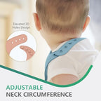 Cuddle Campus Set of 3 Silicone Bibs, Soft Adjustable Bibs - Image 5