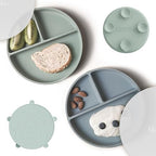 Moonkie Suction Plates for Baby | 100% Silicone BPA-Free Baby Plates by Moonkie