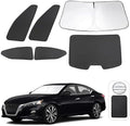 TINGLU 6PCS Window Shades for Nissan Altima 2019-2024 2025 Accessories Car Side by TINGLU